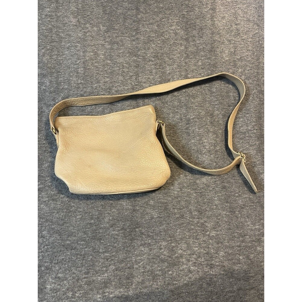 Soft Leather Coach Handbag Style 4907 in Soft‎ Beige